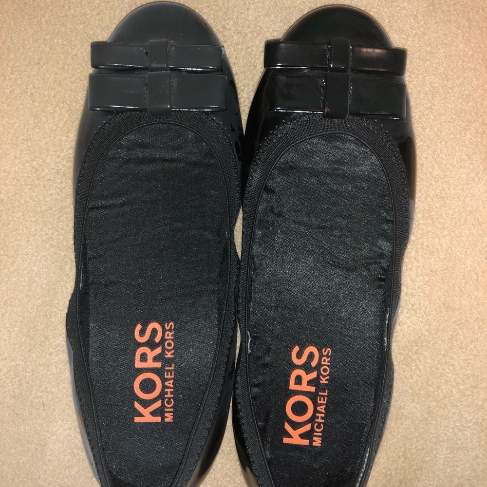 Michael Kors Black Justine Kids Shoe Size 2